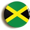 Ozorath JAMAICA FLAG BADGE BUTTON PIN (Size is 1inch/25mm diametr)