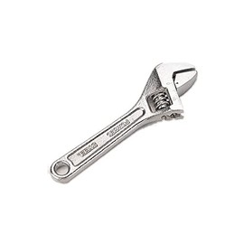 FLZOSPER 4-inch Adjustable Wrench, Forged, Heat Treated, Chrome-Plated