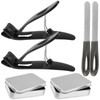 Nail Clippers for Seniors Angled Head Ergonomic Toenail Clippers with