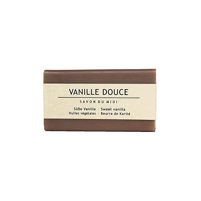 SAVON DU MIDI Soap with Karite Butter, Sweet Vanilla, 100