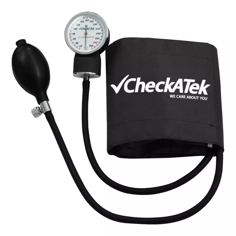 Checkateck Baumanometro Aneroide Popular Negro