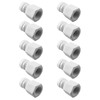 PureSec Plastic Reusable 3/8 Water Line Connector 3/8 Female Threaded