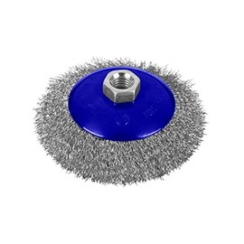Blue Spot Tools 115mm (4 1/2") M14 Steel Bevel Wire Cup Brush