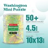 Geotoys Washington Mini State Puzzle – 100 Piece Puzzles for