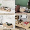 W&H 5 PCS Plastic Storage Boxes, Medium Kitchen Storage Boxes