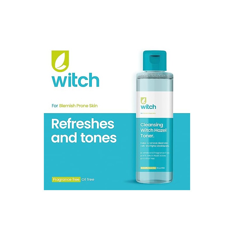 Witch Cleansing Toner x 2 Pack. Natural Witch Hazel with