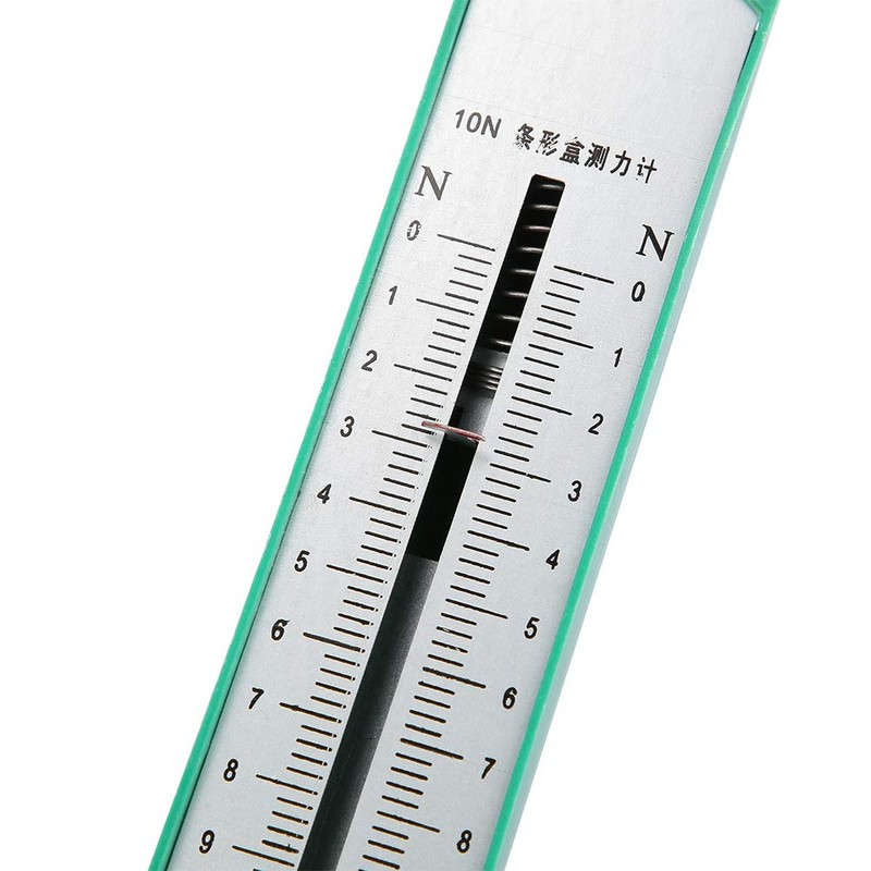 Meter 10N Newtonmeter Plastic Spring Dynamometer, Spring Balance Scale Experiment