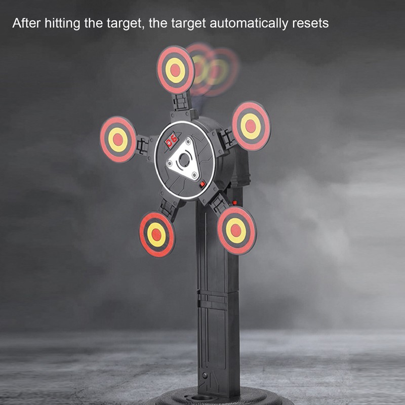 Electric Target Toy Auto Reset Rotatable Target Toy with Electronic