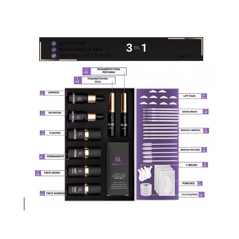 Kit Planchado De Ceja + Lash Lifting +2 Pigmentos 42