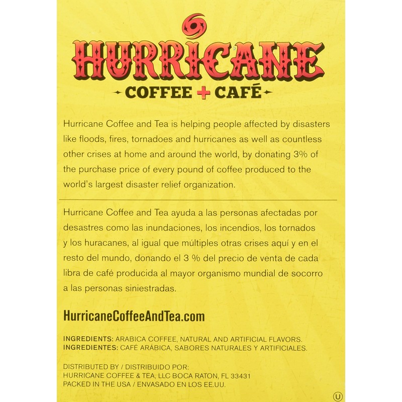 Hurricane Coffee & Tea Coconut Fudge Typhoon Single Cup Coffee