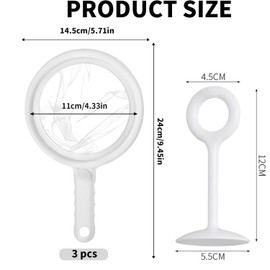 Slzhds Colador de Malla Fino, 3 Pcs Colador de Leche con 1 barra de prensado, 3 Ganchos, Colador para Cocina con Asa, Malla 100/200/400, Ideal para Filtrar Jugo, Leche, Café, Miel y Vino, Etc