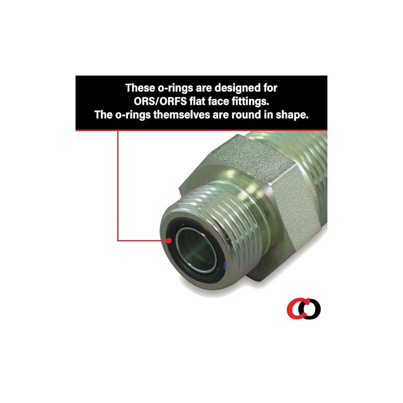 Kit de juntas tóricas Captain O-Ring ORS de cara plana