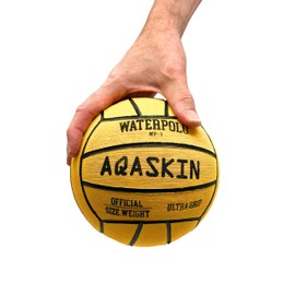 AQASKIN Water Polo Ball Yellow Rubber 1 Size 3 1