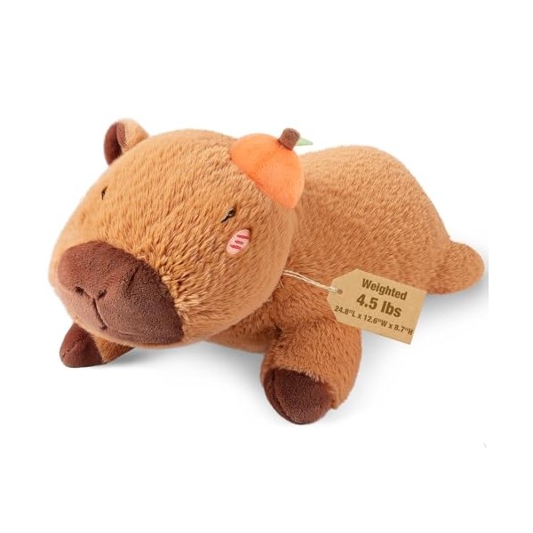 Bobbie & Laxi 25" & 4.5 lbs Capybara Weighted Stuffed