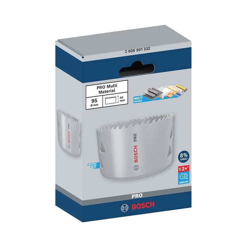 Bosch 1x PRO Multi Material Hole Saw (for Softwood, Drywall,