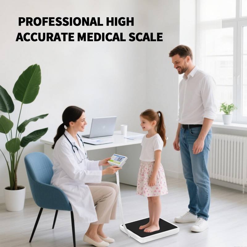 WISHSOM Medical Scale for Body Weight 660 lb, Heavy-Duty High
