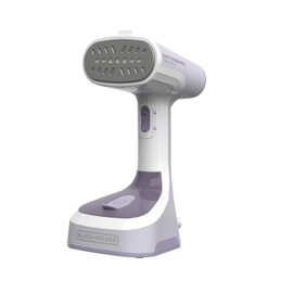 BLACK+DECKER Easy Store Pro Foldable Steamer, GS0311-0PD, 45-Second Heat Up, Extra Long Power Cord & Lint Remover Attachment, Powerful Steam Performance for Clothes, Drapes & Upholstery