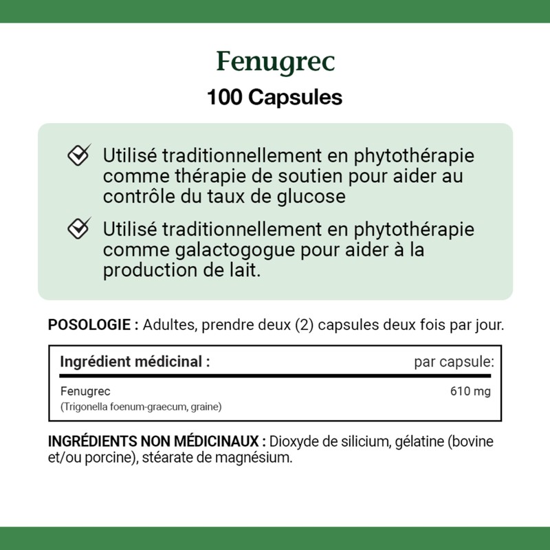 Nature's Bounty Fenugreek, 100 Count with Gelatin, Contains Silica, Vegetable