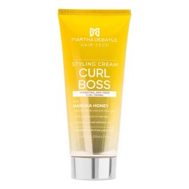 MARTHA DEBAYLE HAIR TECH Curl Boss Crema para Peinar. Pelo chino y ondulado. Con Miel de Manuka, 200 ml.