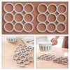 2 Pcs Trivet Heat Resistant Mat Non Slip Durable Flexible