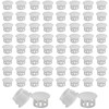 Cjueiom 60pcs 10mm / 3/8" Hole Plugs White Plastic Hole