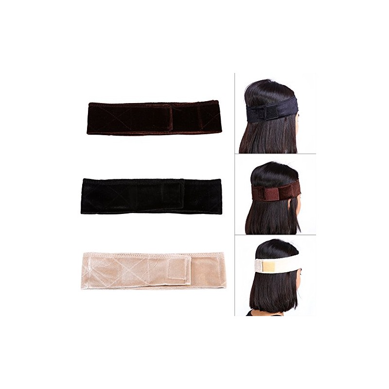 Banda para el Cabello Peluca Grip Terciopelo Ajustable Flexible Sujetar