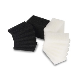 LTWHOME Compatible Foam Filters and Carbon Filters Set Suitable for Interpet PF1 Internal Filter(Pack of 24)