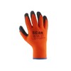 Scan SCAGLOKSTHXL Knitshell Thermal Latex Coated Gloves - Orange -