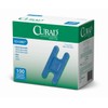Curad Curad Knuckle, Woven Blue Detectable Bandage, 100-Count