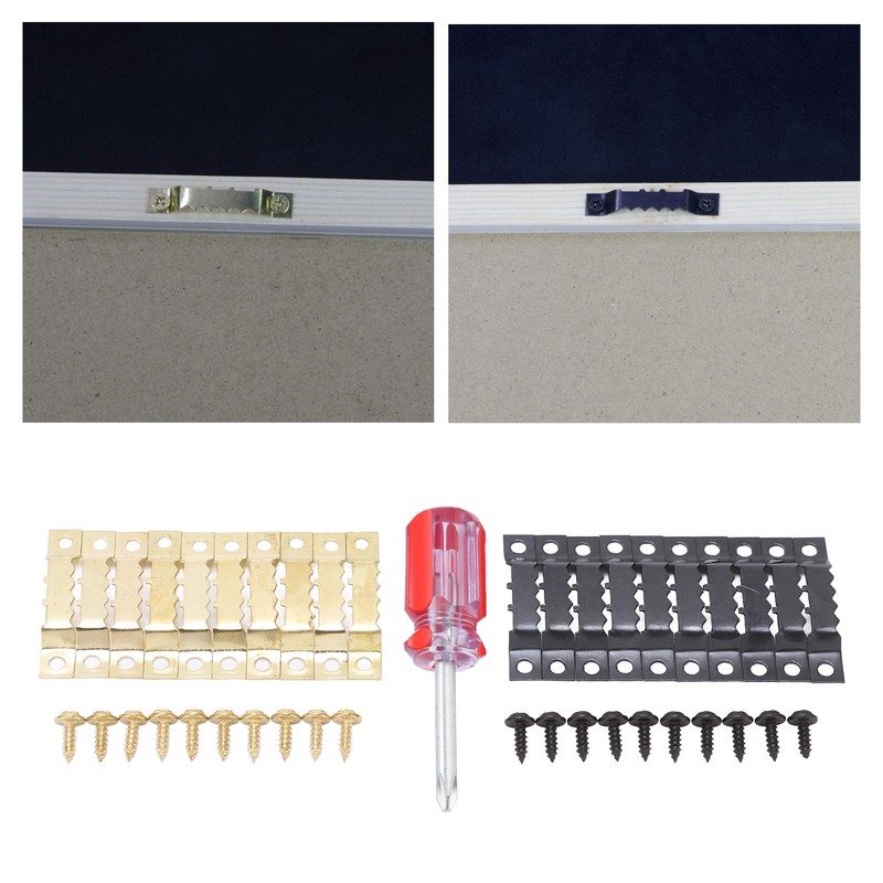 600PCS Sawtooth Picture Hangers Double Hole Sawtooh Frame Hanging Hooks