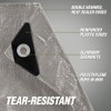 RUGGED RHINO All Weather 100% Waterproof Heavy Duty Tarp, 5