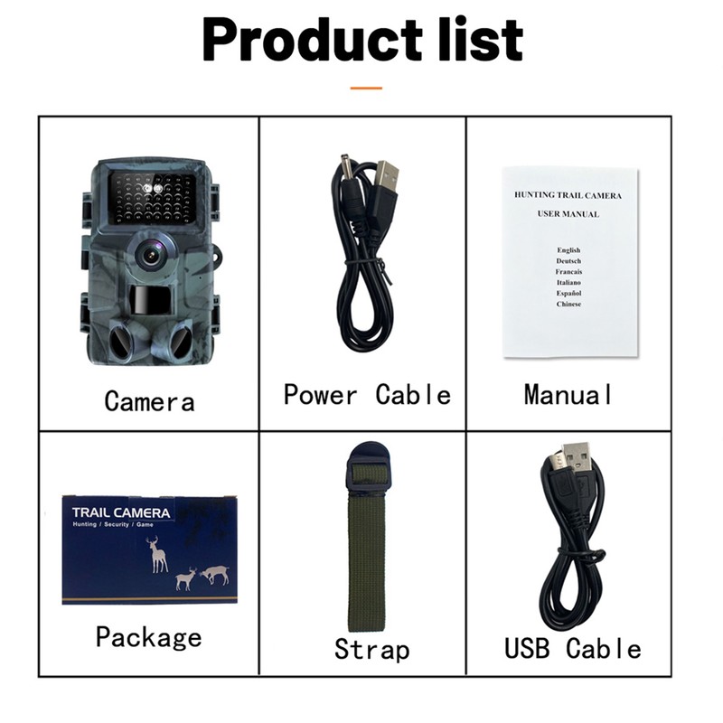 4K 30MP Trail Camera IP66 Water Resistant Hunting Camera with