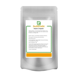 Vitamin C Capsules | Ascorbic Acid | Vitamin C | Capsule | 120 Capsules per Tub | Buxtrade | Various Quantities (1)