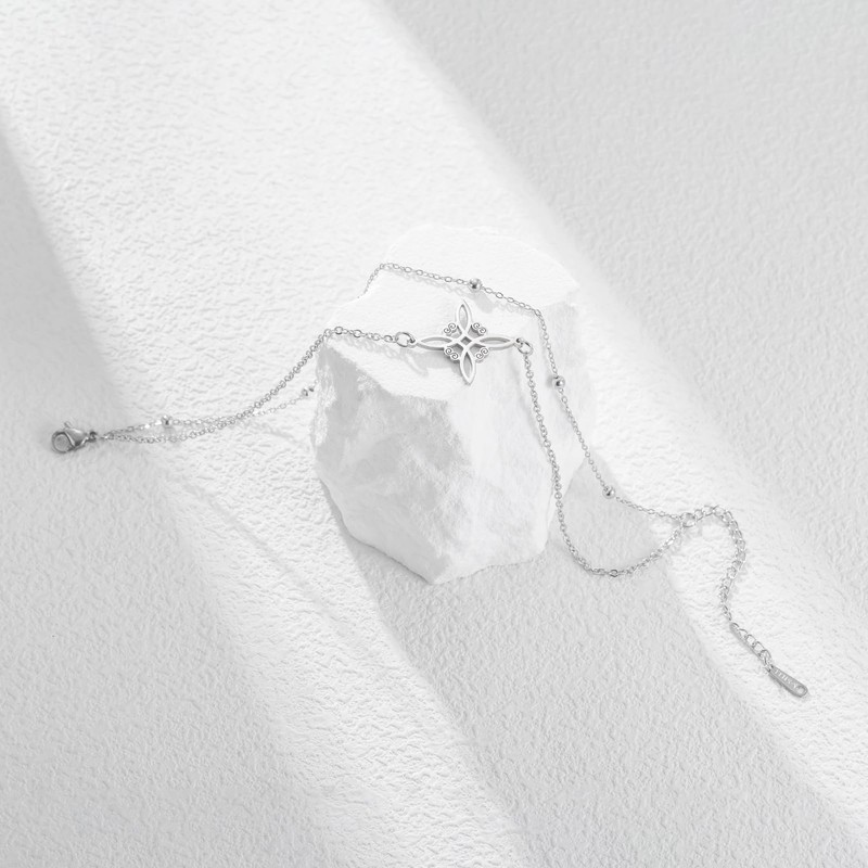 Dreamtimes Witches Knot Anklet Celtic Magic Knot Protection Symbol Beach