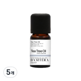 Damtera Tea Tree Oil, 10ml, 5 pieces / 담테라 티트리 오일, 10ml, 5개