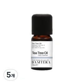 Damtera Tea Tree Oil, 10ml, 5 pieces / 담테라 티트리 오일, 10ml, 5개