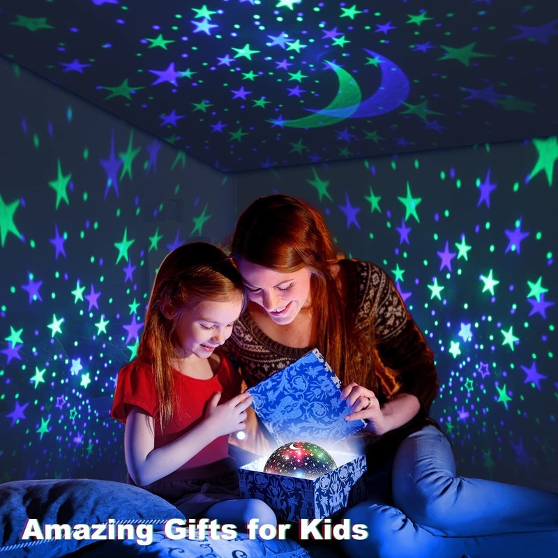 YACHANCE Kids Sound Machine with Night Light Projector,29 Soothing Sounds