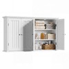 Laundry Cabinet with 4 Doors and Adjustable Shelves