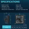 HG Power Upgraded 10 Inch Shutter Exhaust Fan, 647CFM Low