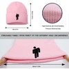 JFAN Knitted Hat Women's Unisex Warm Winter Plain Fleece Lined