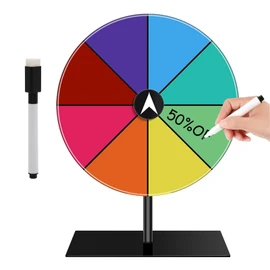8 Inch Metal Swivel Wheels - Rotating Wheel of Fortune for Parties, Games and Parties, Birthday, Wedding, Carnival, Lottery
