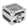Nail Drill Bits Storage Box 25 Holes Transparent Clamshell Lock