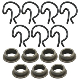 Newnessai 3327302 Shifter Bushing Repair Kit with Spring Clips, Replacement for Mastershift 3 Speed, Competition Plus 4 Speed, V-Gate 2 Shifters, Replaces 3327302