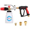 DUSICHIN Pressure Washer Short Gun Foam Cannon 1/4" Quick Connector,Car