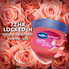 Vaseline Lip Therapy Lip Balm Mini, Rosy, 0.25 oz