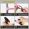 4Pcs Ratchet Tie Down Straps Kit for 2400lb Break Strength