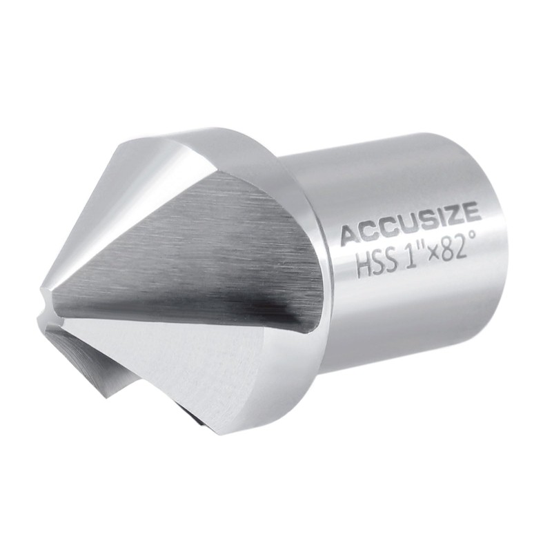 Accusize Industrial Tools 1'' Hss Countersink for Rota-Cutter, 3/4'' Weldon