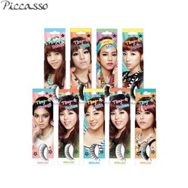 PICCASSO Minklash Eyelash 3pairs, Type:02 Honey Bay