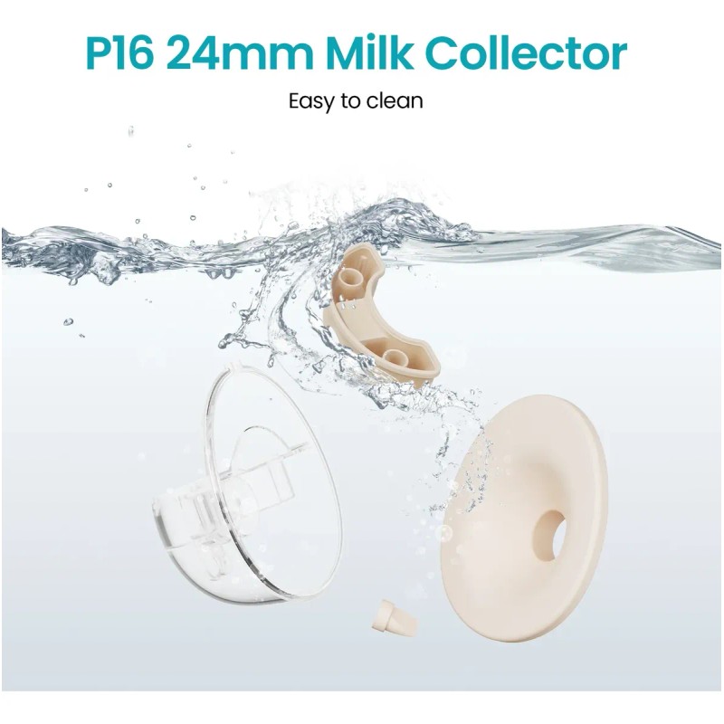 Vaso Colector Paruu P16 Para Sacaleches 1 Juego