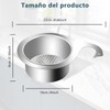 RUIAO Colador de Cocina de Acero Inoxidable, Cisne, Plateado